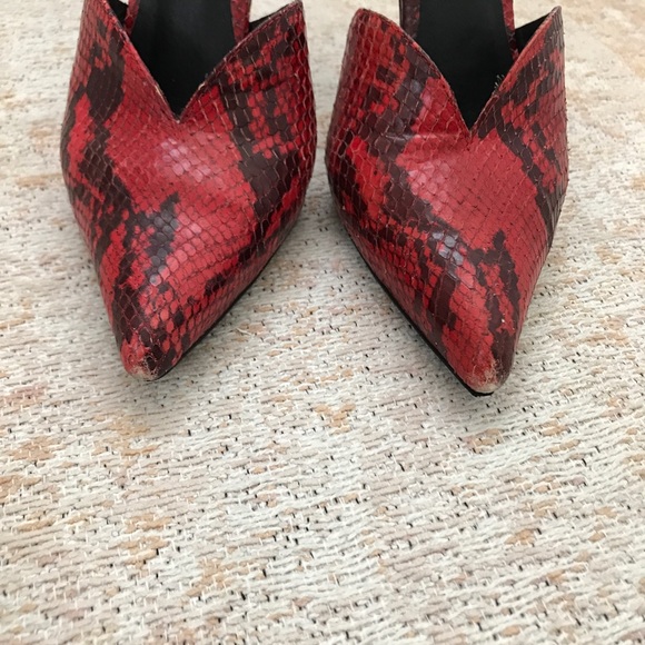 Jeffrey Campbell Free People Red Sweetheart Heels - Picture 5 of 8